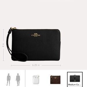 Coach Zip Around Wrist Wallet